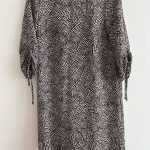 H&M Snake Print Midi Dress